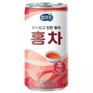 참맑은 홍차 175ml 30캔 탕비실 가성비 간식 비품