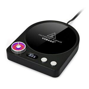 스마트 메모리 시스템과 9가지 온도 설정을 갖춘 보바가 커피 머그 워머(머그 없음), 맞춤 타이머와 정밀한 분 타이밍을 컵 워머, 업무, 독서, 수면에 적합합니다