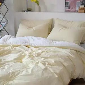 신혼이불세트 고밀도 60수 극세사 이불베개세트 Q 옐로우 침구세트