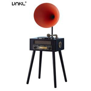 턴테이블 레트로 엔틱 블루투스 플레이어 골동품 사운드룩 무선 CD플레이어 스탠드형 우드형