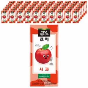 미닛메이드 조이 사과 195ml 32팩x3 무료배송