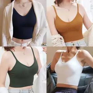 크롭나시 브라탑 브라렛 노와이어 탱크탑 자켓속 기본나시