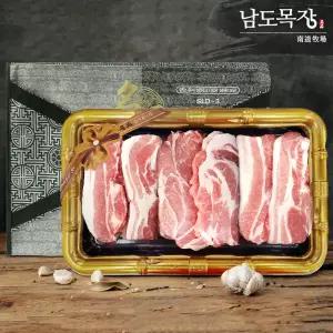 [롯데백화점]친환경팔도 보성녹차 먹인 한돈구이 채반 선물세트 1.2kg