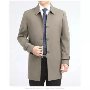 남자 봄반코트 트렌치반코트 하프코트 빅사이즈 중년 가을 정장