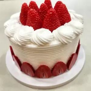 가짜 케이크 생크림 딸기 생일 모형 케이크 소품 디스플레이 데코레이션 스튜디오 베이커리 포토존 장식품