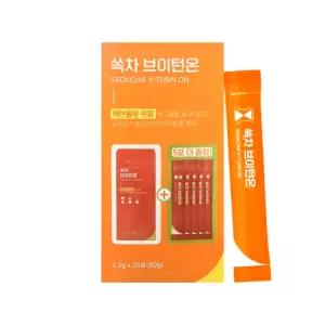 가벼운 쏙차 브이턴온 15포 + 5포 기획 무카페인 커피맛 오르조 분말차