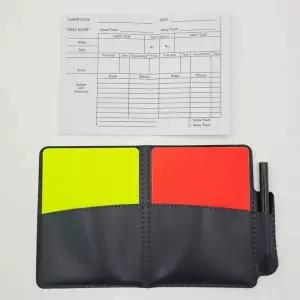 축구 심판 카드 수첩 경기기록 수기