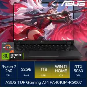 ASUS TUF Gaming A14 FA401UM-RG007 (SSD 1TB_WIN11)_마우스+장패드+백팩증정 AN