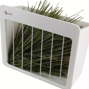 토끼 건초통 기니피그 사료통 선반 실내용 레이슨 급식기 겸용