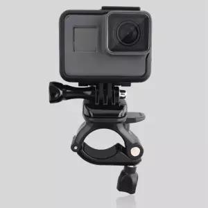 [모두쇼핑]자전거 핸들 폴 마운트 브라켓 고프로 오즈모 액션캠 호환 카메라 블랙박스 거치대 스탠드 고정