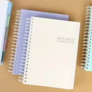 [문구] 컬러 인덱스 노트 pp 커버 노트 다용도 스프링 사무용 대학생 다이어리