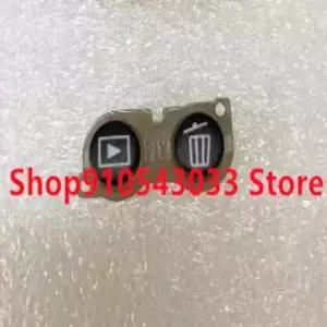 Nikon D7100 카메라 수리 부품용 새 버튼 재생 및 삭제 고무