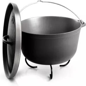 GSI 야외 가이드캐스트 5qt 더치 오븐 캠핑 객실 및 가정용 주방용 주철