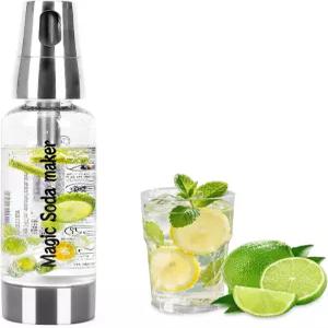 소다 사이펀 1L 휴대용 탄산수 제조기 가향 음료용 소형 기계 재사용 가능 음료 키트 가정 및 실외용
