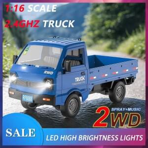 KF21 1:16 RC 자동차 2.4GHz 무선 조종 드리프트 등반 트럭 스프레이 라이트 오프로드 장난감  남자아이