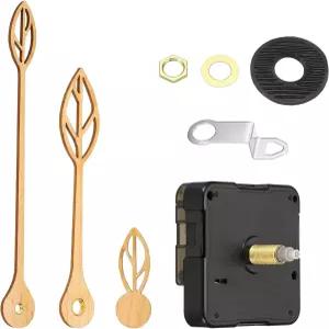 파티킬 시계 메커니즘 교체 쿼츠 배터리 작동 DIY 나무 벽 바늘 및 모터 키트 음소거 움직임 수리 부품