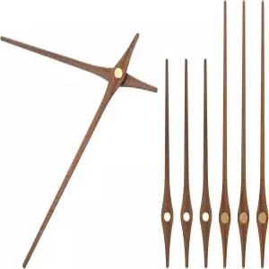 패티킬 교체 시계 핸드 키트 16인치 벽시계 수리 DIY 홈 아트 데코 H1용 4세트 나무 메커니즘 무브먼트