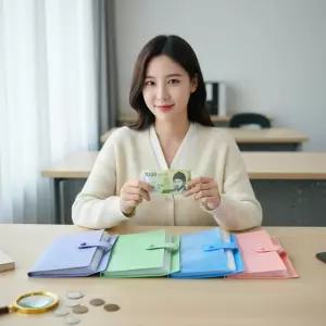 지폐 수집 보관함 화폐 컬렉션 정리 바인더 PVC 수집용 앨범 보관 파일 정리함