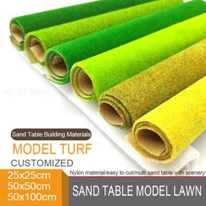 모래 테이블 모델 50CM 레이아웃 DIY 잔디 25CM 100CM 인공 건축 매트 프로젝트 카펫