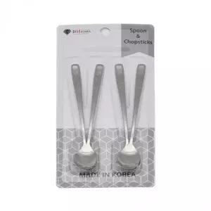 티스푼 4개 세트 야생화 머들러 홈카페 커피 스푼