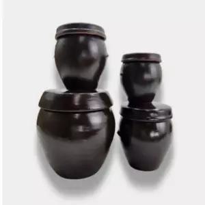 장독대 소금 단지 2호 전통 항아리 소형 저장용기