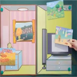 굿마켓 날씨와 스포츠 배경판 칠판자석 수업교구