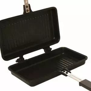 퀸센스 미니그릴 양면팬 양면프라이팬 바베큐팬