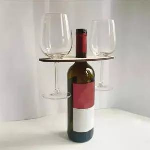 [오너클랜]TBZ 빈티지 소믈리에 우든 와인잔홀더1개