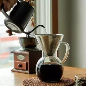 핸드드립 커피 세트 스테인리스 추출 도구 구성