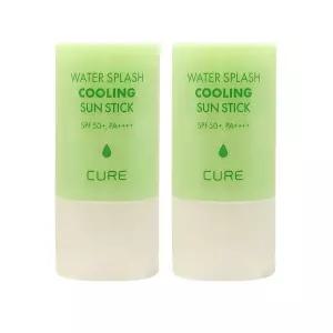 김정문알로에 큐어 워터 스플래쉬 쿨링 선스틱 23g + 23g