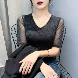 라틴 라인 댄스복 사교 줌바 여성 방송 스포츠 댄스 상의 연습복