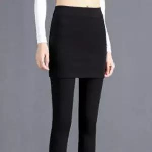 여성 가을 밴딩 스커트 레깅스 치마바지 데일리룩 편한 스판