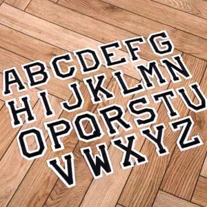 소품꾸미기 열접착 알파벳패치 다림질 열로붙이는 옷와펜