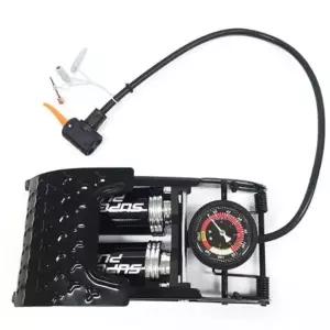 다기능펌프 휴대용 발펌프 타이어 공기주입 강력 더블실린더