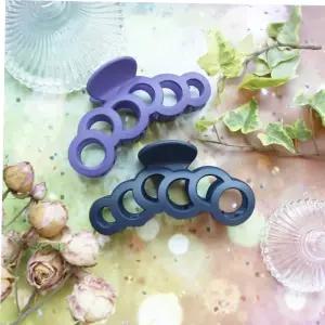 예쁜헤어핀 TBZ 비눗방울 모양 감성 대형 무광 헤어집게핀 10colors