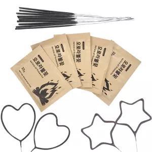 스카이페스티발 하트별나라 불멍 오로라 가루 불꽃놀이 폭죽세트