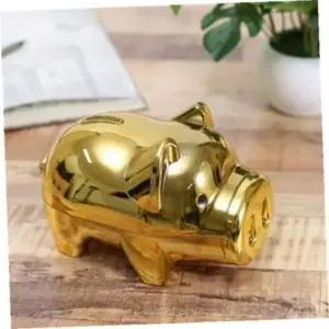 [문구/오피스] 골드돼지 저금통 대형 잔돈 저축통 장식용 수납 통