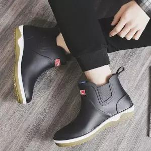 [에이치플러스몰]남성 장마철 방수 신발 레인 워터슈즈 3컬러 여름화 07N