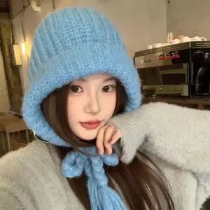 모자 남녀공용 캐쥬얼 휴가 아이템 니트 꼬깔 두건