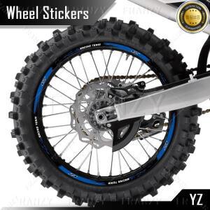 YAMAHA YZ 125 반사 오토바이 액세서리 휠 스티커 림 데칼 스트라이프 테이프