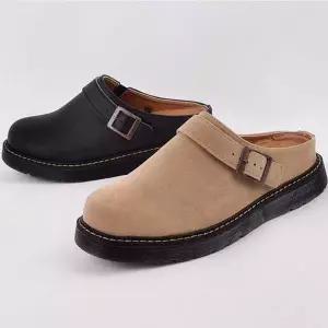 남성 버클 뮬 블로퍼 데일리 슬리퍼 편한 로퍼 슈즈