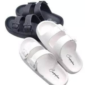 [에이치플러스몰]심플 스트랩 샌들 남녀공용 EVA 발편한 버클 슬리퍼 250 260 270 280