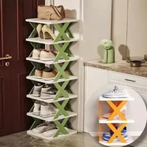 [생활] 현관신발정리대 신발수납장 간이 플라스틱슈즈렉