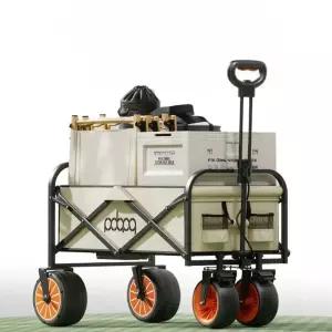 접이식 전동 웨건 카트 트롤리 트레일러 전기 운반카 캠핑