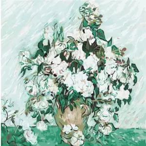 40000 피포페인팅 B226 고흐의 흰장미 DIY명화그리기