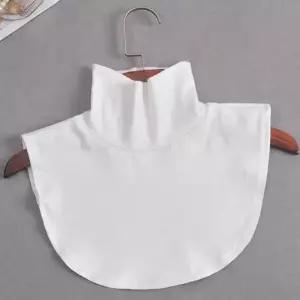 여성 겨울 방한용 흰색 페이크 목폴라 레이어드 목토시 워머