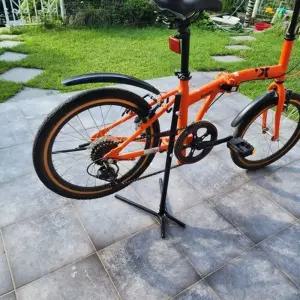 간편조립 자전거 정비용 사이드 스탠드형 거치대 세우기 설치 마운트 차량 바이크