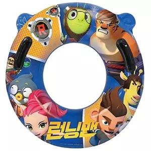 런닝맨 손잡이튜브75(16) 물놀이 어린이 아동 학생 원형 캐릭터 수영장 이용품 바캉스