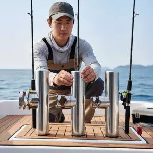 낚시용 로드 거치대 선상 받침대 만능 태클 박스 공구 정리함