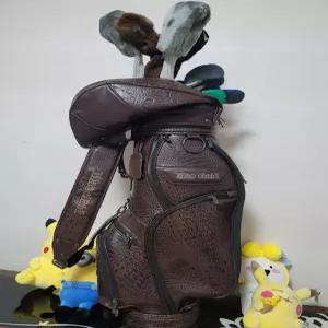 중고 시니어골프채풀세트 악어가죽형 캐디백 남여공용 골프채세트